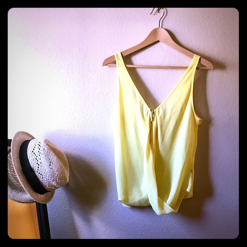 Sheer overlay Top 💛